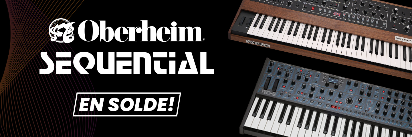 Profitez de rabais sur les synth�tiseurs et modules Sequential et Oberheim!